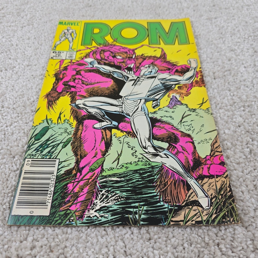 Marvel ROM Spaceknight Comic Book Issue 70 September 1985 Copper Age Butch Guice